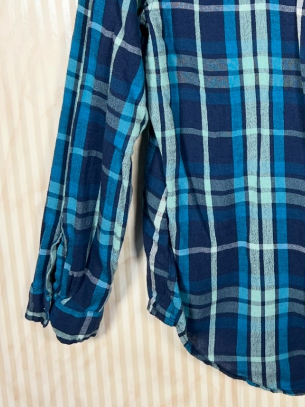 Lucky Blue Plaid Long Sleeve Shirt - Picture 7 of 9